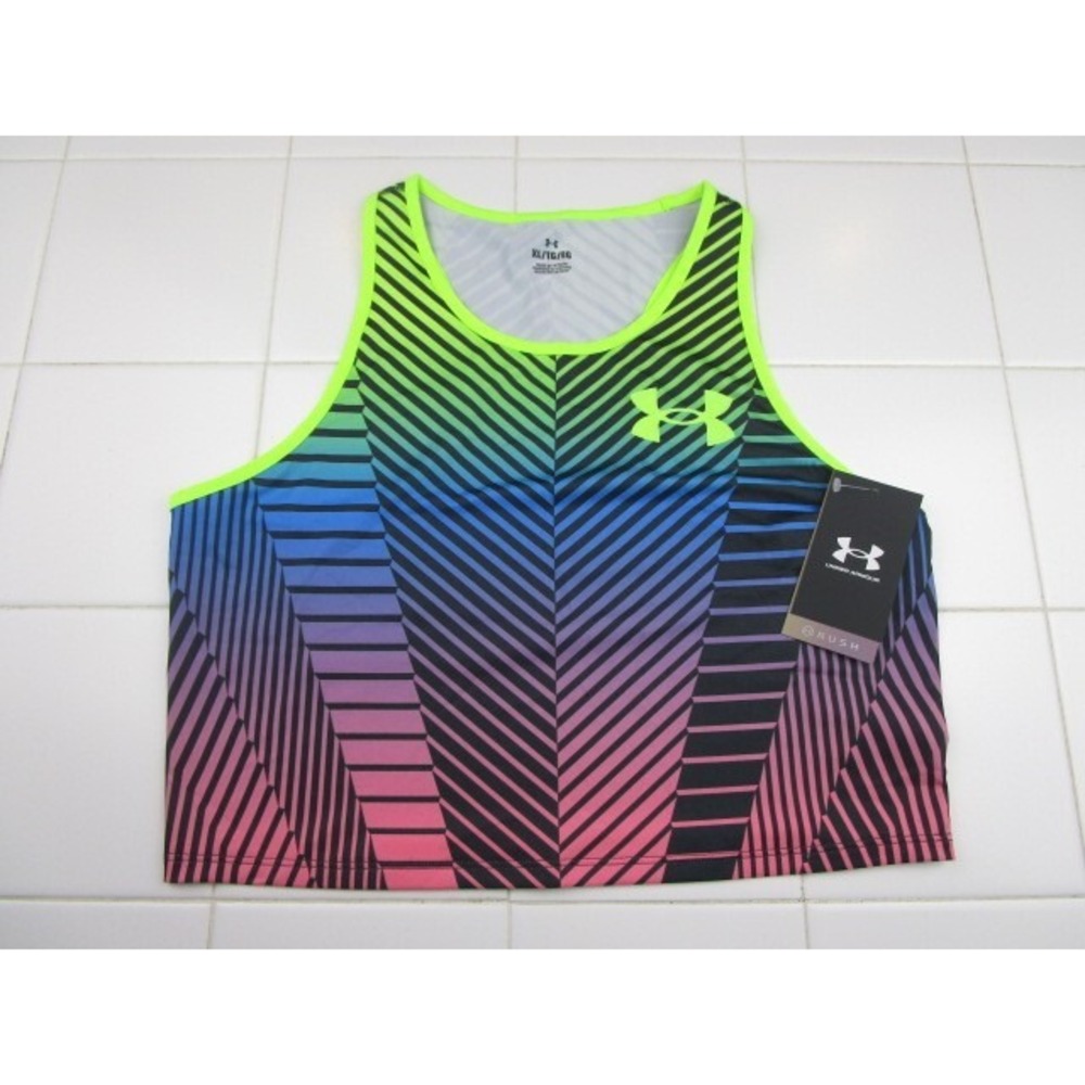 Under Armour RUSH Run Distance '23 Singlet Tank Top Running Women's Size XL